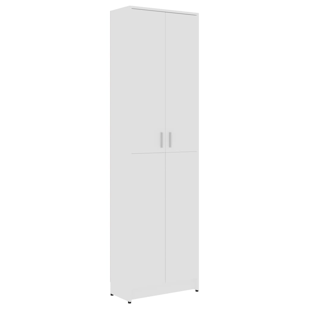 Hallway Wardrobe White 55x25x189 cm Chipboard Hallway Wardrobe White 55x25x189 Cm Chipboard -NEWTRAL Sales Shop Hallway Wardrobe White 55x25x189 cm Chipboard 433478 1