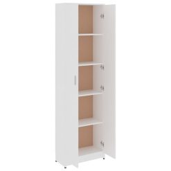 Hallway Wardrobe White 55x25x189 Cm Chipboard 5 Hallway Wardrobe White 55x25x189 Cm Chipboard -NEWTRAL Sales Shop Hallway Wardrobe White 55x25x189 cm Chipboard 433478 5