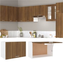 Hanging Cabinet Brown Oak 60x31x40 Cm Engineered Wood -NEWTRAL Sales Shop Hanging Cabinet Brown Oak 60x31x40 cm Engineered Wood 510687 2