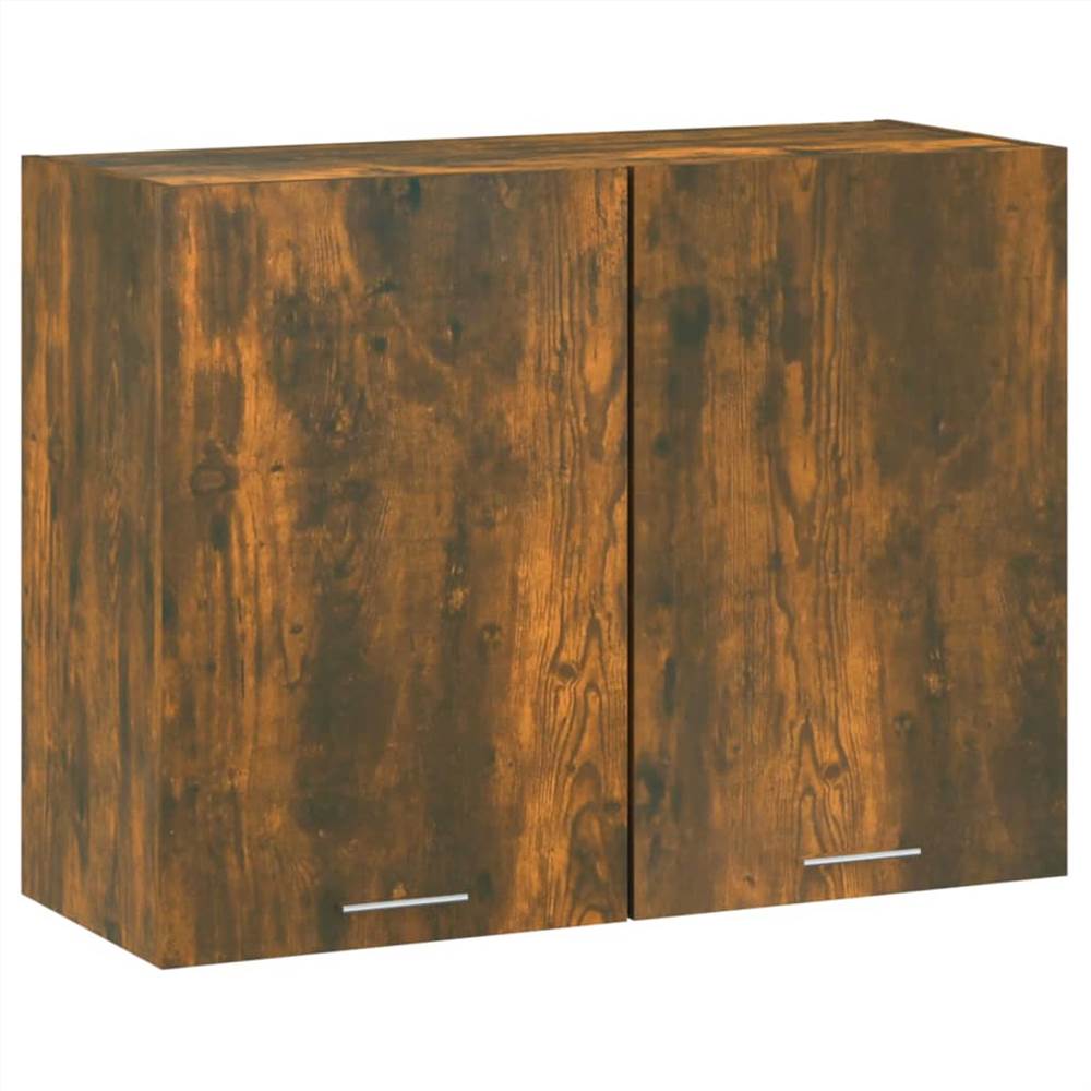 Hanging Cabinet Smoked Oak 80x31x60 cm Engineered Wood Hanging Cabinet Smoked Oak 80x31x60 Cm Engineered Wood -NEWTRAL Sales Shop Hanging Cabinet Smoked Oak 80x31x60 cm Engineered Wood 513730 0