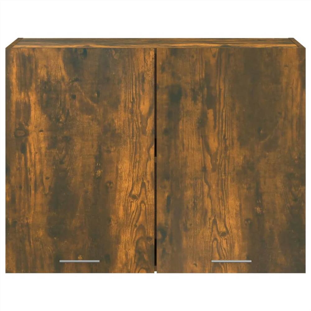 Hanging Cabinet Smoked Oak 80x31x60 cm Engineered Wood Hanging Cabinet Smoked Oak 80x31x60 Cm Engineered Wood -NEWTRAL Sales Shop Hanging Cabinet Smoked Oak 80x31x60 cm Engineered Wood 513730 4