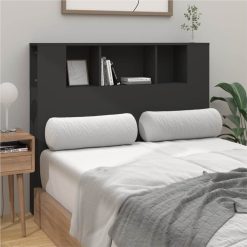 Headboard Cabinet Black 120x18.5x104.5 Cm -NEWTRAL Sales Shop Headboard Cabinet Black 120x18 5x104 5 cm 513070 2