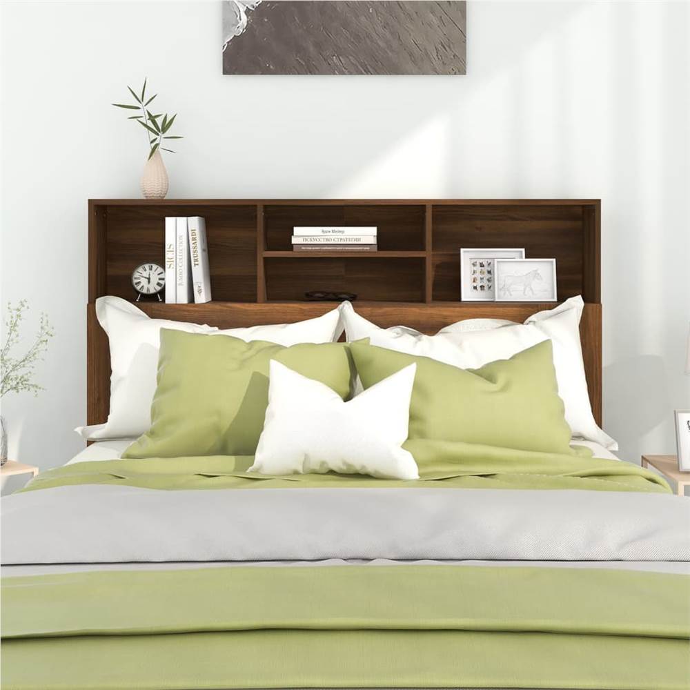 Headboard Cabinet Brown Oak 140x19x103.5 cm Headboard Cabinet Brown Oak 140x19x103.5 Cm -NEWTRAL Sales Shop Headboard Cabinet Brown Oak 140x19x103 5 cm 511755 2