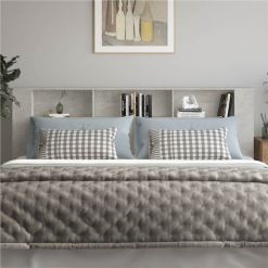 Headboard Cabinet Concrete Grey 220x18.5x104.5 Cm 2 Headboard Cabinet Concrete Grey 220x18.5x104.5 Cm -NEWTRAL Sales Shop Headboard Cabinet Concrete Grey 220x18 5x104 5 cm 514191 2