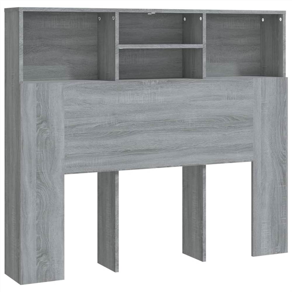 Headboard Cabinet Grey Sonoma 120x19x103.5 cm Headboard Cabinet Grey Sonoma 120x19x103.5 Cm -NEWTRAL Sales Shop Headboard Cabinet Grey Sonoma 120x19x103 5 cm 513624 1