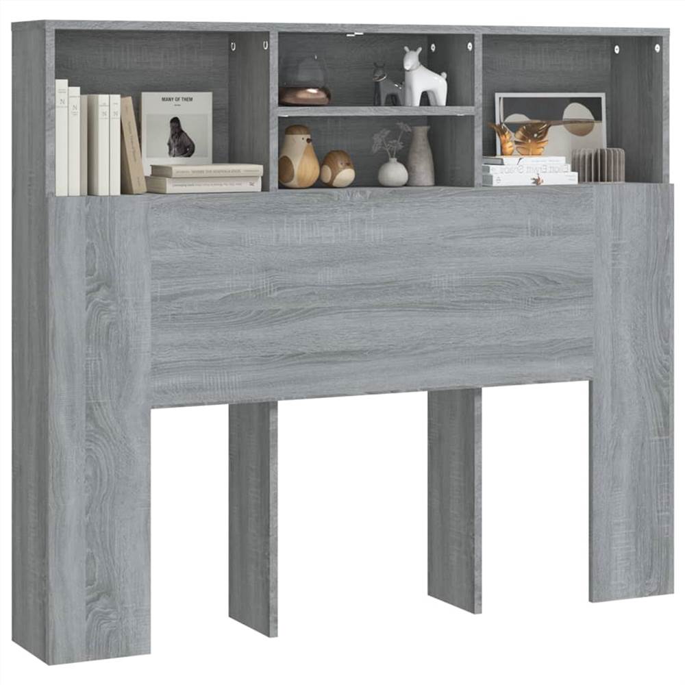 Headboard Cabinet Grey Sonoma 120x19x103.5 cm Headboard Cabinet Grey Sonoma 120x19x103.5 Cm -NEWTRAL Sales Shop Headboard Cabinet Grey Sonoma 120x19x103 5 cm 513624 3