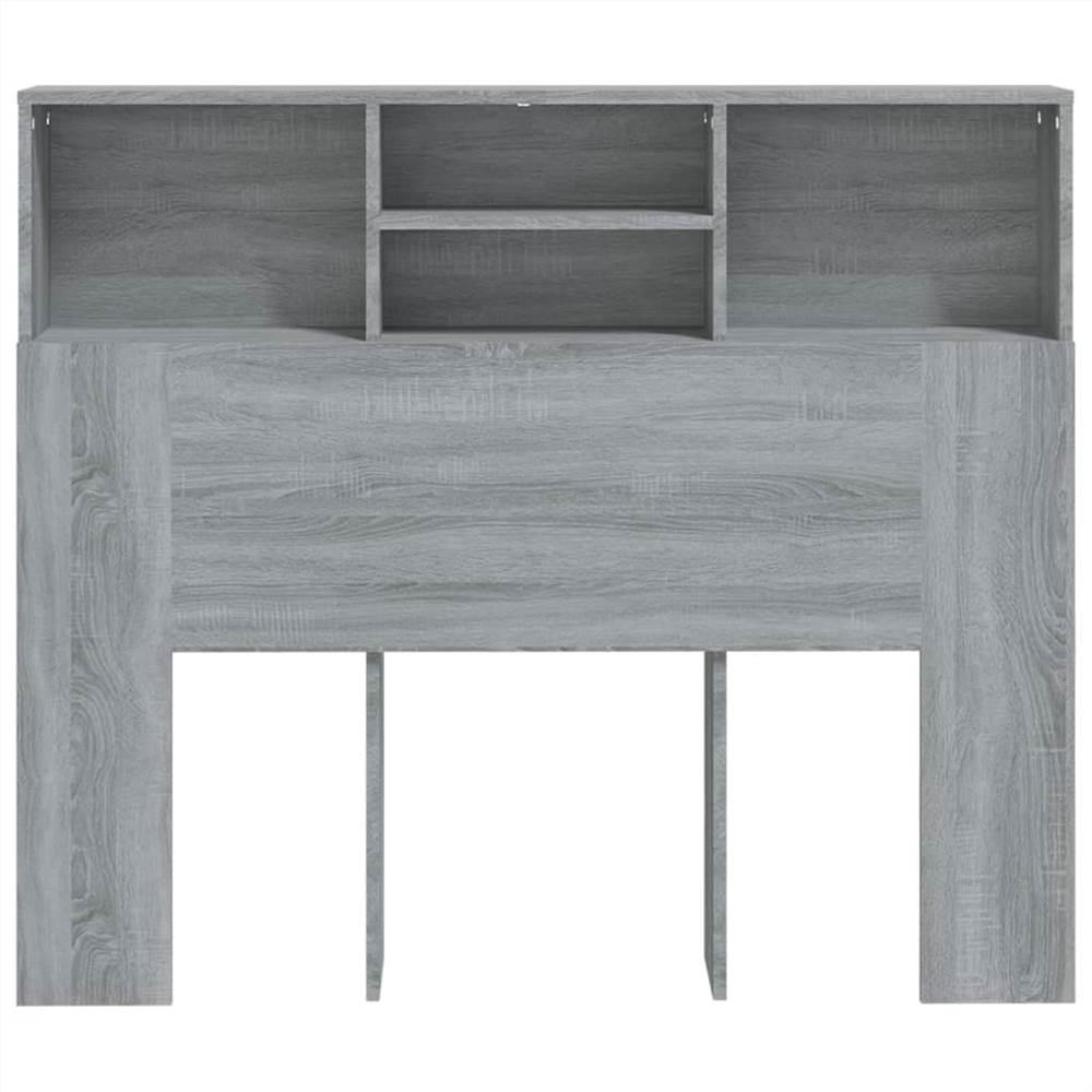 Headboard Cabinet Grey Sonoma 120x19x103.5 cm Headboard Cabinet Grey Sonoma 120x19x103.5 Cm -NEWTRAL Sales Shop Headboard Cabinet Grey Sonoma 120x19x103 5 cm 513624 4