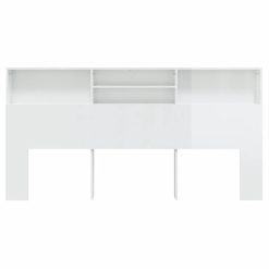 Headboard Cabinet High Gloss White 200x19x103.5 Cm 2 Headboard Cabinet High Gloss White 200x19x103.5 Cm -NEWTRAL Sales Shop Headboard Cabinet High Gloss White 200x19x103 5 cm 511167 2