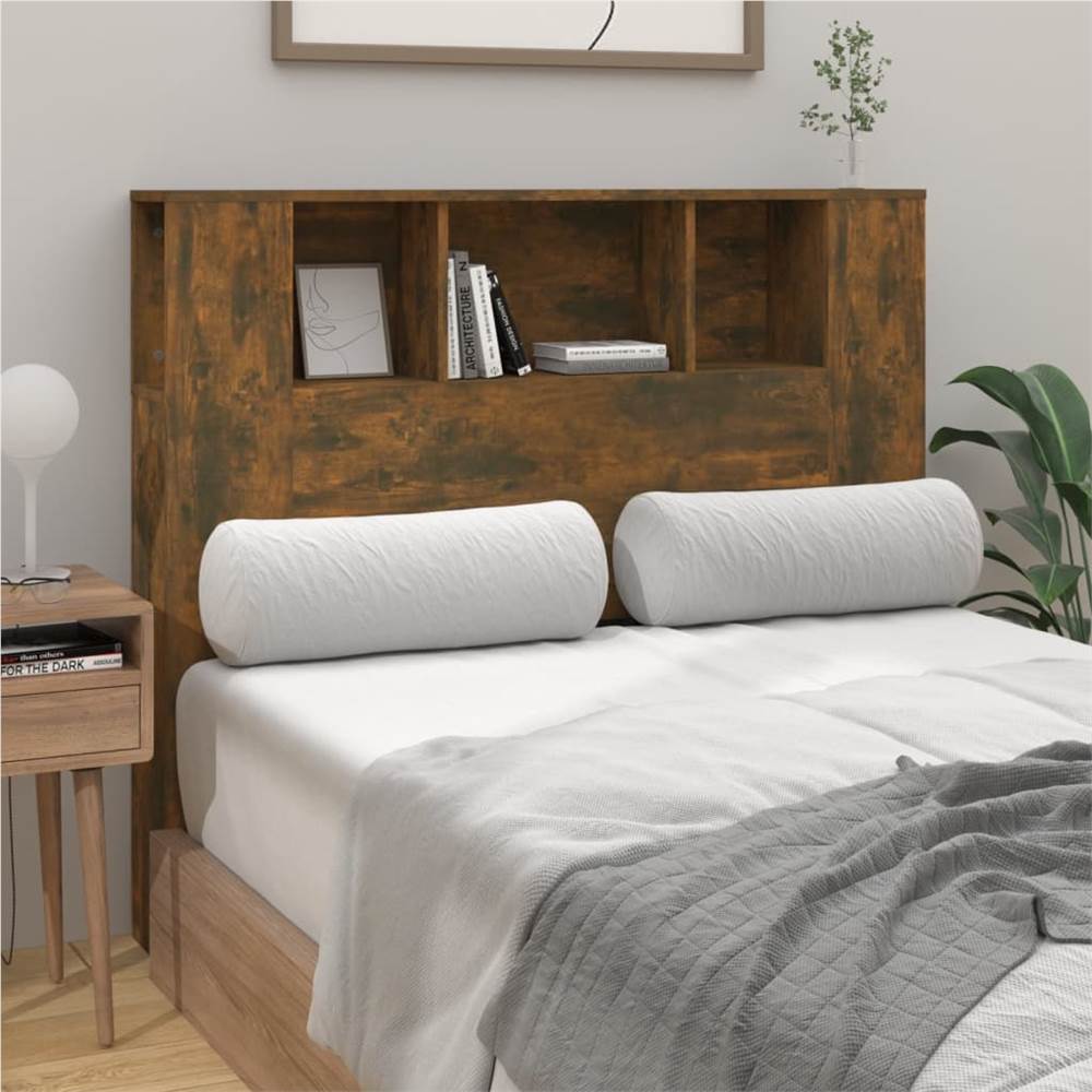 Headboard Cabinet Smoked Oak 120x18.5x104.5 cm Headboard Cabinet Smoked Oak 120x18.5x104.5 Cm -NEWTRAL Sales Shop Headboard Cabinet Smoked Oak 120x18 5x104 5 cm 513432 2