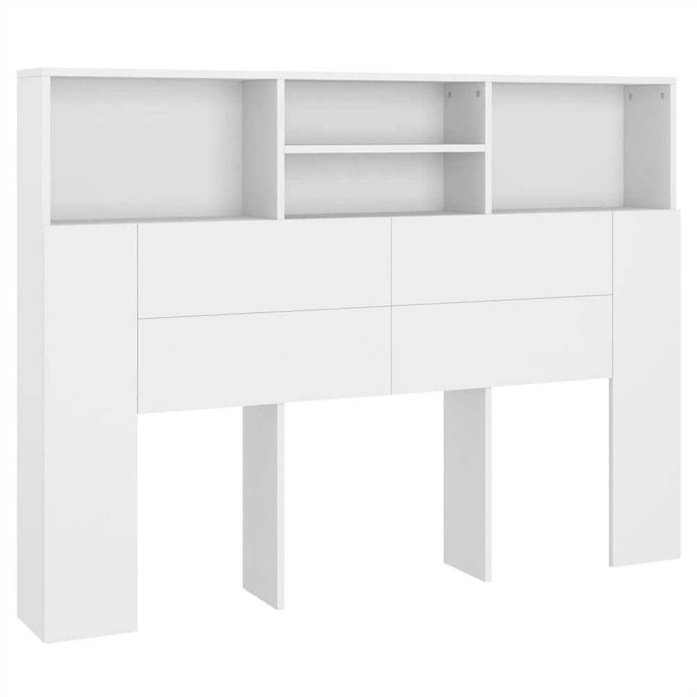 Headboard Cabinet White 140x19x103.5 cm Headboard Cabinet White 140x19x103.5 Cm -NEWTRAL Sales Shop Headboard Cabinet White 140x19x103 5 cm 510666 1