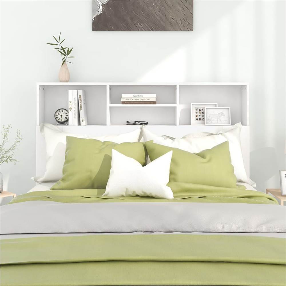 Headboard Cabinet White 140x19x103.5 cm Headboard Cabinet White 140x19x103.5 Cm -NEWTRAL Sales Shop Headboard Cabinet White 140x19x103 5 cm 510666 2