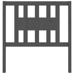 Headboard Grey 106x4x100 Cm Solid Wood Pine 2 Headboard Grey 106x4x100 Cm Solid Wood Pine -NEWTRAL Sales Shop Headboard Grey 106x4x100 cm Solid Wood Pine 511722 2