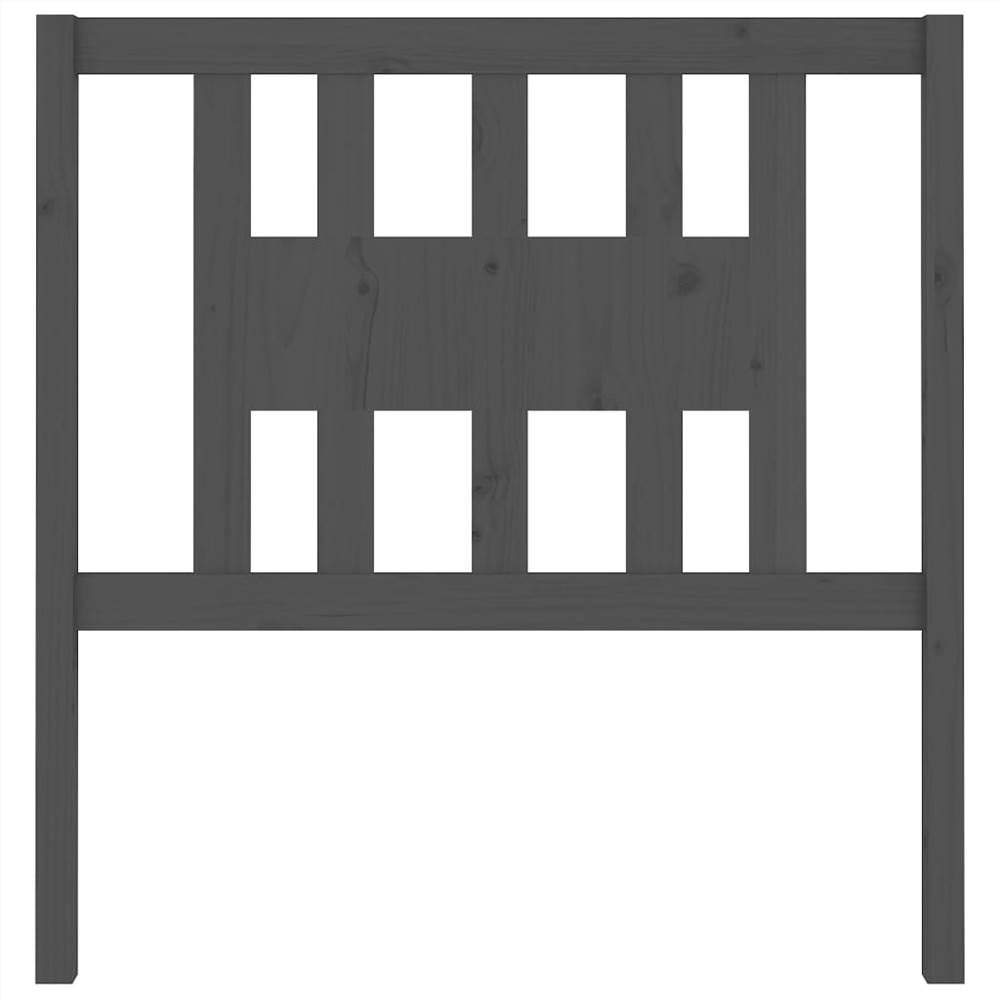 Headboard Grey 106x4x100 cm Solid Wood Pine Headboard Grey 106x4x100 Cm Solid Wood Pine -NEWTRAL Sales Shop Headboard Grey 106x4x100 cm Solid Wood Pine 511722 2