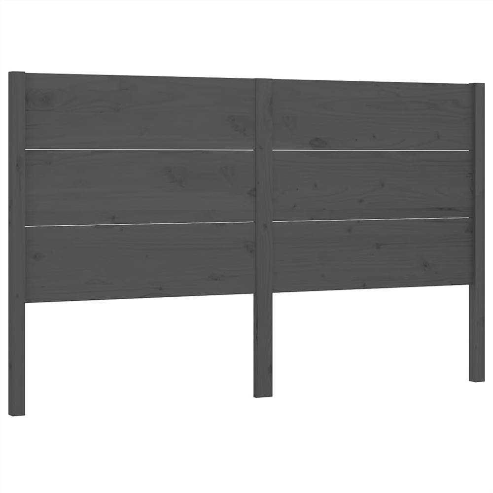 Headboard Grey 141x4x100 cm Solid Wood Pine Headboard Grey 141x4x100 Cm Solid Wood Pine -NEWTRAL Sales Shop Headboard Grey 141x4x100 cm Solid Wood Pine 516746 1