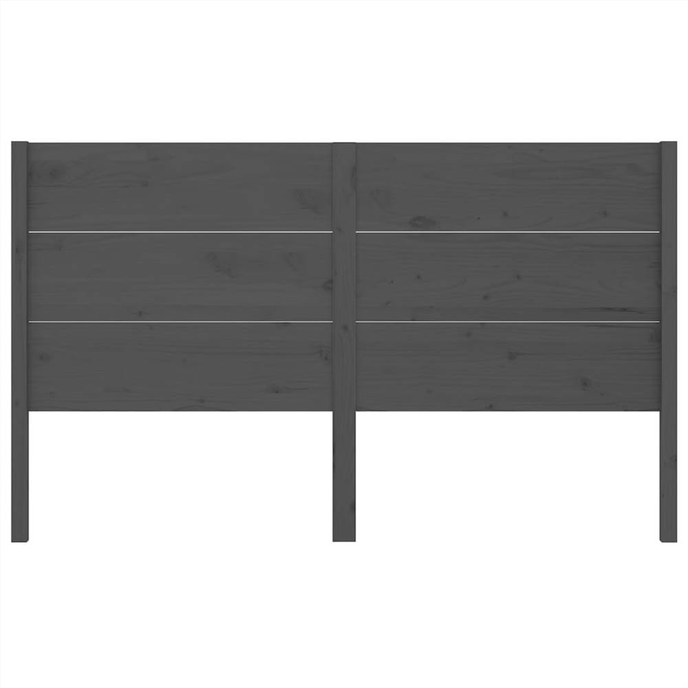 Headboard Grey 141x4x100 cm Solid Wood Pine Headboard Grey 141x4x100 Cm Solid Wood Pine -NEWTRAL Sales Shop Headboard Grey 141x4x100 cm Solid Wood Pine 516746 2
