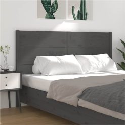 Headboard Grey 141x4x100 Cm Solid Wood Pine 3 Headboard Grey 141x4x100 Cm Solid Wood Pine -NEWTRAL Sales Shop Headboard Grey 141x4x100 cm Solid Wood Pine 516746 3