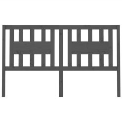 Headboard Grey 156x4x100 Cm Solid Wood Pine 2 Headboard Grey 156x4x100 Cm Solid Wood Pine -NEWTRAL Sales Shop Headboard Grey 156x4x100 cm Solid Wood Pine 512175 2