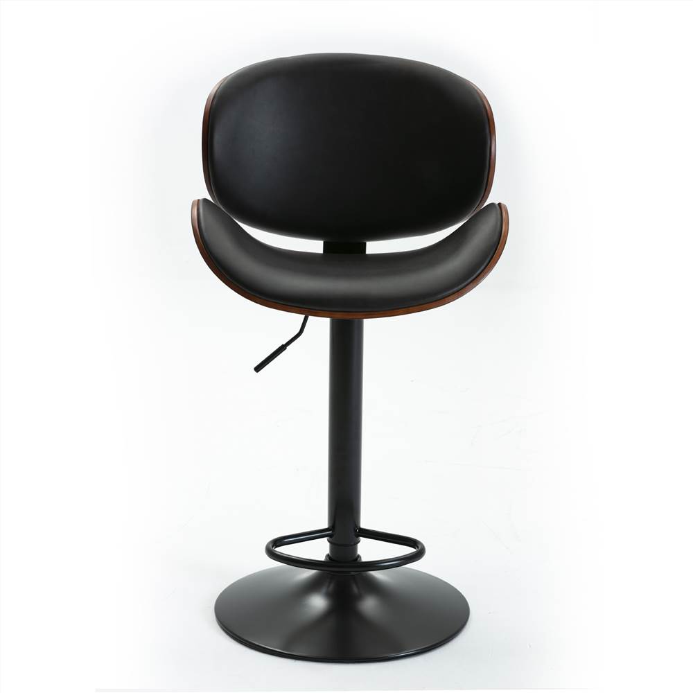 HengMing PU Leather Adjustable Bar Chair Set of 2, for Restaurant, Cafe, Tavern, Office, Living Room - Black HengMing PU Leather Adjustable Bar Chair Set Of 2, For Restaurant, Cafe, Tavern, Office, Living Room - Black -NEWTRAL Sales Shop HengMing Bentwood Adjustable Bar Stools Walnut Bentwood Upholstered Swivel Barstool PU Leather Cushion Counter Barstools Set of 2 460091 2