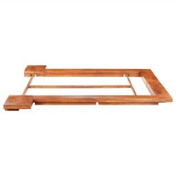 Japanese Futon Bed Frame Solid Acacia Wood 140x200 Cm -NEWTRAL Sales Shop Japanese Futon Bed Frame Solid Acacia Wood 140x200 cm 450197 4