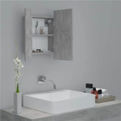 LED Bathroom Mirror Cabinet Concrete Grey 40x12x45 Cm -NEWTRAL Sales Shop LED Bathroom Mirror Cabinet Concrete Grey 40x12x45 cm 461587 5