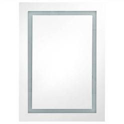 LED Bathroom Mirror Cabinet Shinning White 50x13x70 Cm -NEWTRAL Sales Shop LED Bathroom Mirror Cabinet Shinning White 50x13x70 cm 462337 3