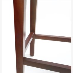 Leather Barstool Set Of 2, With Wooden Legs, For Kitchen, Restaurant, Bar, Apartment, Cafe - White -NEWTRAL Sales Shop Leather Barstool 459060 5