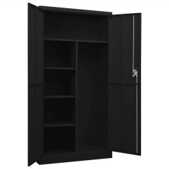 Locker Cabinet Black 90x40x180 Cm Steel 5 Locker Cabinet Black 90x40x180 Cm Steel -NEWTRAL Sales Shop Locker Cabinet Black 90x40x180 cm Steel 492581 5