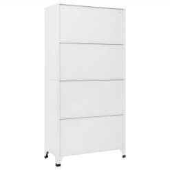 Locker Cabinet White 90x40x180 Cm Steel 4 Locker Cabinet White 90x40x180 Cm Steel -NEWTRAL Sales Shop Locker Cabinet White 90x40x180 cm Steel 512589 4