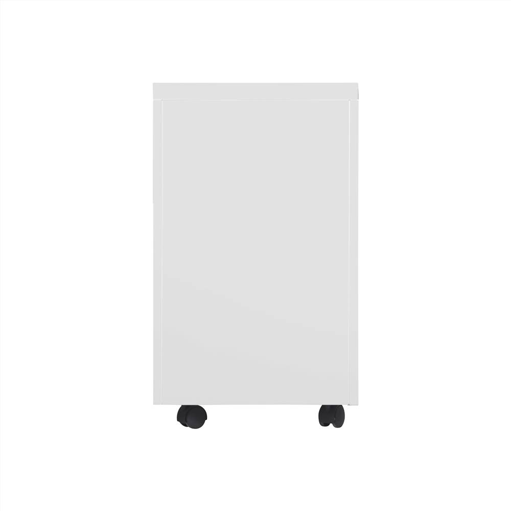 Home Office Steel Removable File Cabinet with 3 Drawers and Casters - White Home Office Steel Removable File Cabinet With 3 Drawers And Casters - White -NEWTRAL Sales Shop MOBILE CABINET A 456655 3
