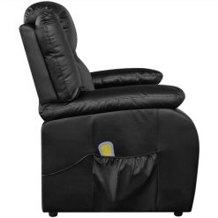Massage Chair Black Faux Leather -NEWTRAL Sales Shop Massage Chair Black Faux Leather 475685 3