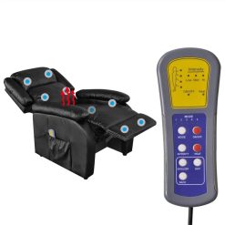 Massage Chair Black Faux Leather -NEWTRAL Sales Shop Massage Chair Black Faux Leather 475685 5