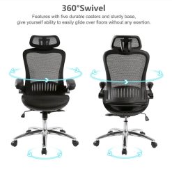Home Office Ergonomic Mesh Computer Chair Reclining High-back Swivel Chair For Teenagers And Adults - Black -NEWTRAL Sales Shop Merax Ergonomic Mesh Adjustable Home Desk Chair Office Chair Modern New Design Reclining Chair 455785 2
