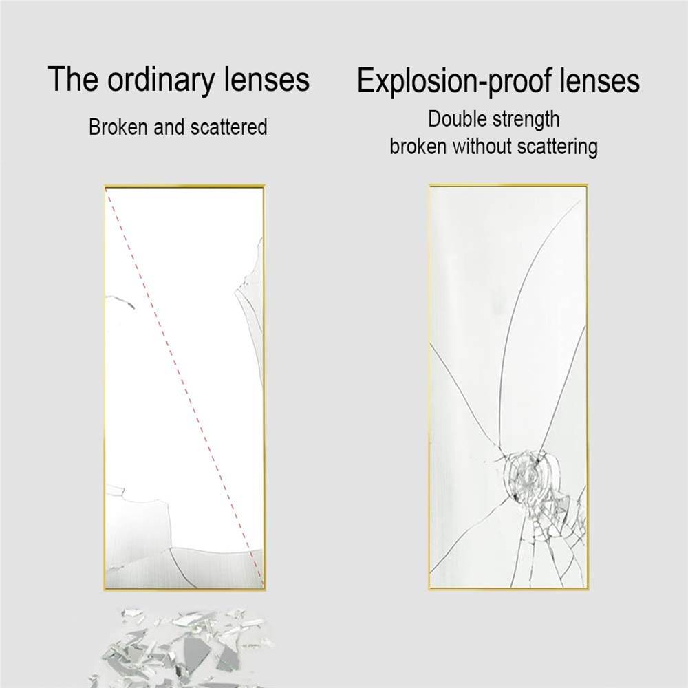 59" Rectangle Full-length Mirror with Aluminum Alloy Frame, for Bathroom, Bedroom, Entrance, Powder Room - Gold 59" Rectangle Full-length Mirror With Aluminum Alloy Frame, For Bathroom, Bedroom, Entrance, Powder Room - Gold -NEWTRAL Sales Shop Miro 1500 400 g Full Length Mirror Floor Mirror Hanging Standing or Leaning Bedroom Mirror Wall Mounted Mirror with Gold Aluminum Alloy Frame 59 x 15 7 461240 2