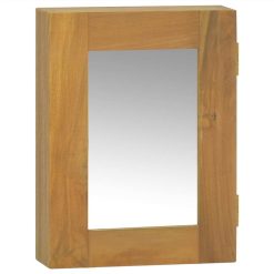 Mirror Cabinet 30x10x40 Cm Solid Wood Teak