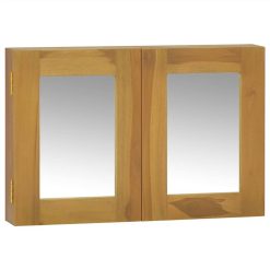 Mirror Cabinet 60x10x40 Cm Solid Wood Teak