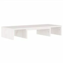 Monitor Stand White 60x24x10.5 Cm Solid Wood Pine 8 Monitor Stand White 60x24x10.5 Cm Solid Wood Pine -NEWTRAL Sales Shop Monitor Stand White 60x24x10 5 cm Solid Wood Pine 512767 2