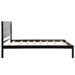 Twin-Size Platform Bed Frame With Headboard And Wooden Slats Support, No Box Spring Needed (Only Frame) - Espresso -NEWTRAL Sales Shop Platform Bed Frame with Headboard Wood Slat Support No Box Spring Needed Twin Espresso Expected arrival time 5 31 463851 3