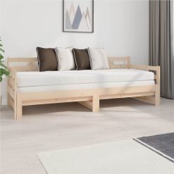 Pull-out Day Bed Solid Wood Pine 2x(80x200) Cm