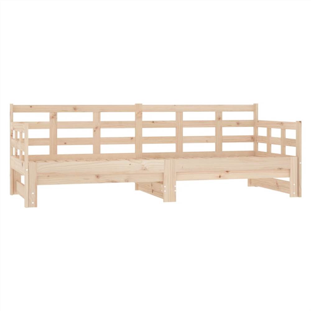 Pull-out Day Bed Solid Wood Pine 2x(80x200) cm Pull-out Day Bed Solid Wood Pine 2x(80x200) Cm -NEWTRAL Sales Shop Pull out Day Bed Solid Wood Pine 2x 80x200 cm 517456 1