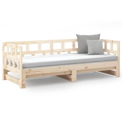 Pull-out Day Bed Solid Wood Pine 2x(90x200) Cm 4 Pull-out Day Bed Solid Wood Pine 2x(90x200) Cm -NEWTRAL Sales Shop Pull out Day Bed Solid Wood Pine 2x 90x200 cm 515597 4