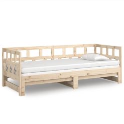 Pull-out Day Bed Solid Wood Pine 2x(90x200) Cm 5 Pull-out Day Bed Solid Wood Pine 2x(90x200) Cm -NEWTRAL Sales Shop Pull out Day Bed Solid Wood Pine 2x 90x200 cm 515597 5