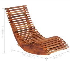 Rocking Sun Loungers 2 Pcs Acacia Wood 4 Rocking Sun Loungers 2 Pcs Acacia Wood -NEWTRAL Sales Shop Rocking Sun Loungers 2 pcs Acacia Wood 443157 4