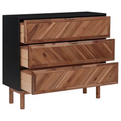 NEWTRAL Sales Shop -NEWTRAL Sales Shop Sideboard 90x33 5x80 cm Solid Acacia Wood and MDF 454992 1