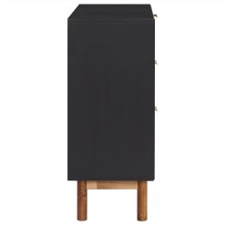 Sideboard 90x33.5x80 Cm Solid Acacia Wood And MDF -NEWTRAL Sales Shop Sideboard 90x33 5x80 cm Solid Acacia Wood and MDF 454992 3