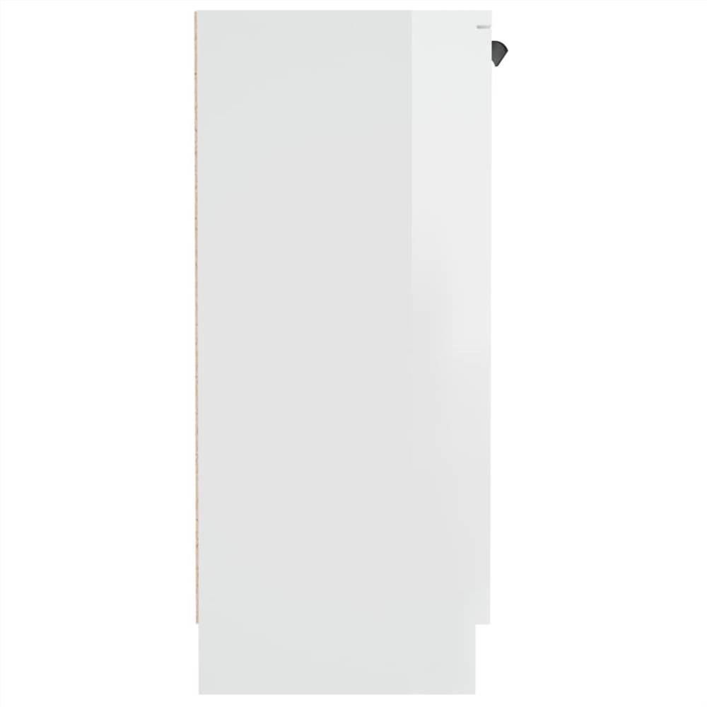 Sideboard High Gloss White 60x30x70 cm Engineered Wood Sideboard High Gloss White 60x30x70 Cm Engineered Wood -NEWTRAL Sales Shop Sideboard High Gloss White 60x30x70 cm Engineered Wood 510423 3