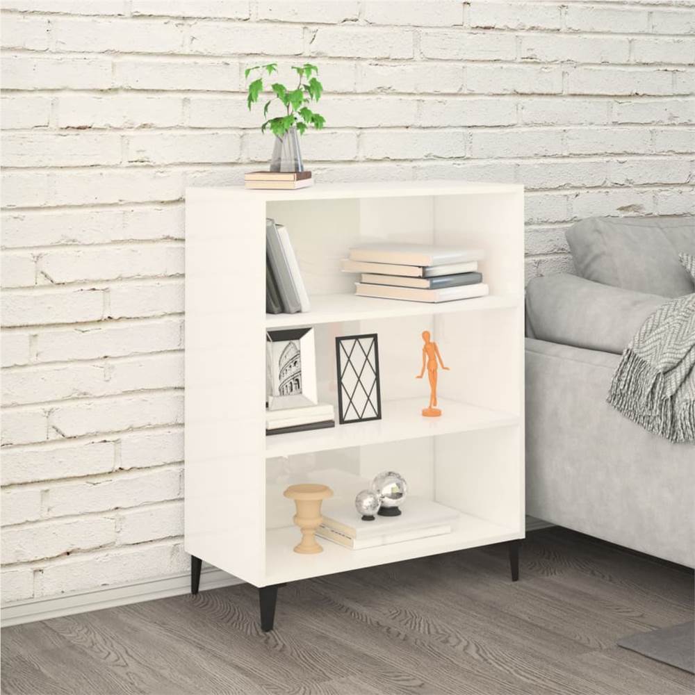 Sideboard High Gloss White 69.5x32.5x90 cm Engineered Wood Sideboard High Gloss White 69.5x32.5x90 Cm Engineered Wood -NEWTRAL Sales Shop Sideboard High Gloss White 69 5x32 5x90 cm Engineered Wood 516408 0