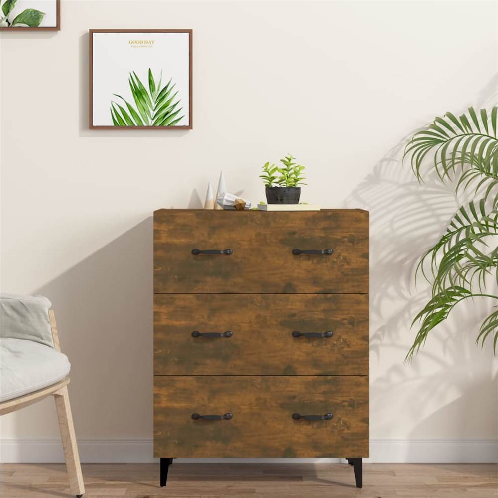 Sideboard Smoked Oak 69.5x34x90 cm Engineered Wood Sideboard Smoked Oak 69.5x34x90 Cm Engineered Wood -NEWTRAL Sales Shop Sideboard Smoked Oak 69 5x34x90 cm Engineered Wood 513576 0
