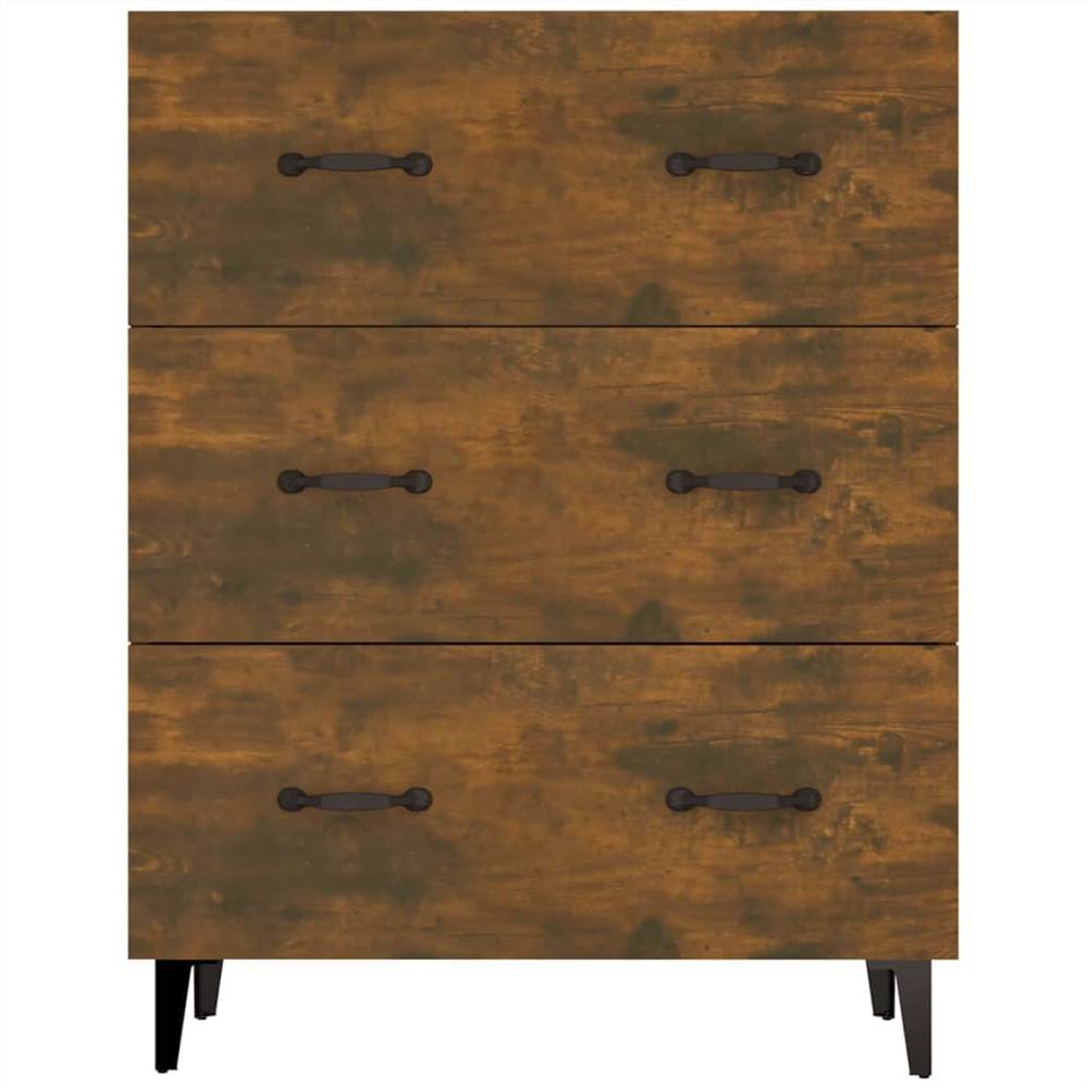 Sideboard Smoked Oak 69.5x34x90 cm Engineered Wood Sideboard Smoked Oak 69.5x34x90 Cm Engineered Wood -NEWTRAL Sales Shop Sideboard Smoked Oak 69 5x34x90 cm Engineered Wood 513576 4