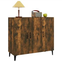 Sideboard Smoked Oak 90x34x80 Cm Engineered Wood 3 Sideboard Smoked Oak 90x34x80 Cm Engineered Wood -NEWTRAL Sales Shop Sideboard Smoked Oak 90x34x80 cm Engineered Wood 516062 3