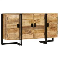 Sideboard Solid Mango Wood 150x40x80 Cm